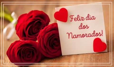 Cartão Feliz dia de São Valentim vermelho - São Valentim, cartões